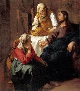Johannes Vermeer Christ in the House of Martha and Mary oil on canvas